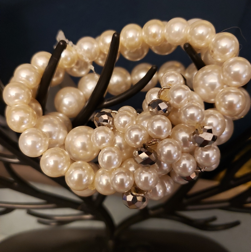 Pearl chunky bracelet